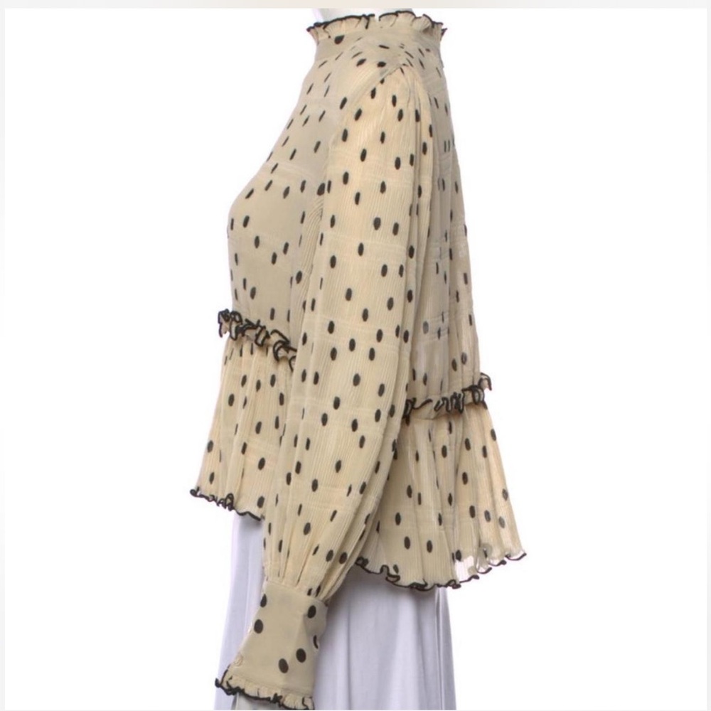 GANNI Ruffle Blouse - Picture 3 of 3